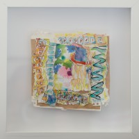 "Bulles de joie"
(Lise SCHIFF)
Techniques mixtes papier, fils
30x30cm